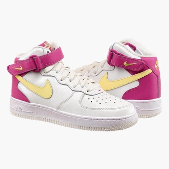 Кроссовки женские Nike Air Force 1 Mid (Gs) 6Y Белый DH2933-100