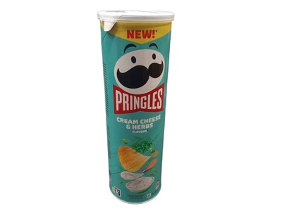 Чіпси Pringles зі смаком вершкового сиру та зелені 165 г (5053990182862)