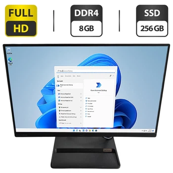Моноблок Lenovo IdeaCentre 3 24IAP7 / 24" (1920x1080) IPS / Intel Pentium Gold 8505 (5 (6) ядер по 3.3 - 4.4 GHz) / 8 GB DDR4 / 256 GB SSD / Intel UHD Graphics / WebCam / 2x 3W б/у