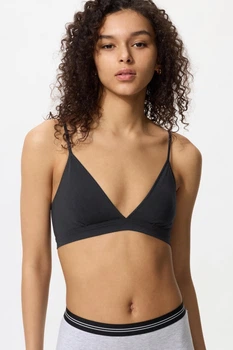 Бюстгальтер з м'якою чашкою Uniqlo 70B Чорний (156573)