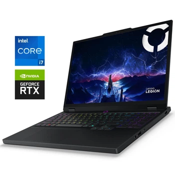 Игровой ноутбук Lenovo Legion 5 15IRX10 / 15.6" (2560x1600) OLED / Intel Core i7-14700HX (20 (28) ядер по 2.1 - 5.5 GHz) / 16 GB DDR5 / 512 GB SSD M.2 / nVidia GeForce RTX 5060, 8 GB GDDR7, 128-bit / WebCam / Win 11 Home б/у