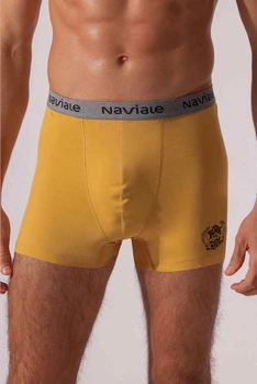 Трусы боксеры, 2 штуки Naviale 48(M) Бронзовая охра-чорный (156783)