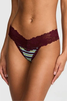 Трусики стринг Victoria's Secret 3(M) Фиолетовый (156467)