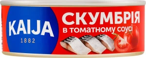 Скумбрия Kaija в томатном соусе 240 г