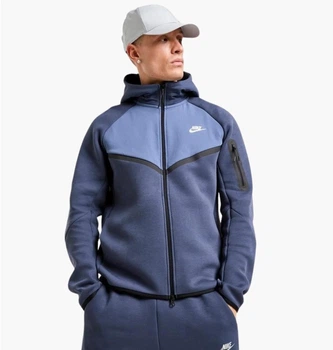 Толстовка мужская Nike Tech Fleece Blue L Синий IH4302-437
