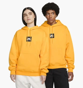 Худи мужское Nike Sb Fleece Skate Hoodie S Желтый DV8839-739