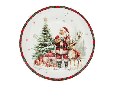 Тарелка керамическая Санта 24,5 см 1858-0214