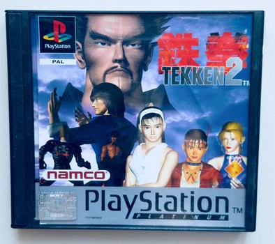Диск для PlayStation 1 - Tekken 2 Platinum, англійська версія, Б/В
