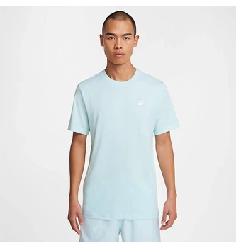Футболка мужская Nike Nsw Club Tee L Голубой AR4997-476