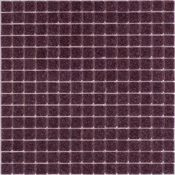 Лист мозаики Picasso Quartz (манка) 20x20 мм, бордовый 225 шт (А 44)