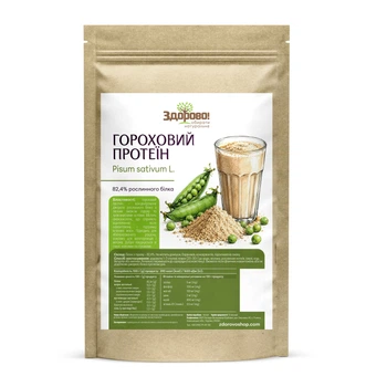 Гороховый протеин Здорово 82,4% белка 500 г