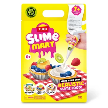 Игровой набор со слаймами Slime Mart Shopping Bag Фруктовый тарт с формами