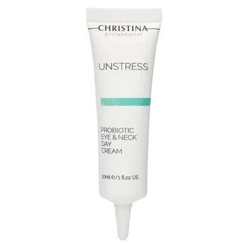 Дневной крем для кожи вокруг глаз и шеи Пробиотик SPF 8 Christina Unstress Probiotic Day Cream For Eye and Neck SPF 8 30 мл