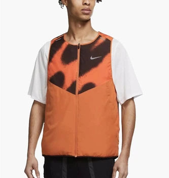 Жилетка чоловіча Nike Therma Fir Repel Wild Run Vest Orange S Помаранчевий DD6207-816