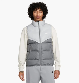 Жилетка чоловіча Nike M Sf Wr Pl-Fld Vest S Сірий FB8193-077