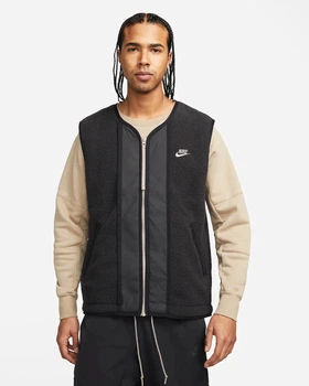 Жилетка мужская Nike Sportswear Sport Essentials High-Pile Fleece Vest S Черный DD5025-010