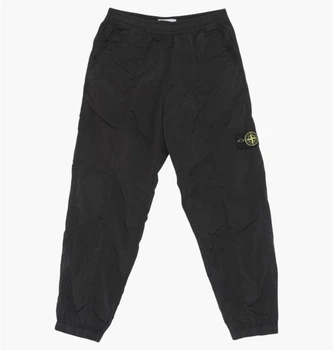 Брюки мужские Stone Island Nylon Metal Econyl Black 33 Чорний K2S153100013S0019-V0029