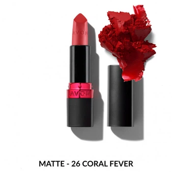 Avon Увлажняющая матовая губа "Ультра" , 3.6 г. 26М Медный коралл/Coral Fever
