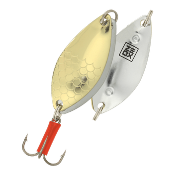 Блесна ZEOX Perch Twin 20г 002 Gold/Silver