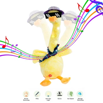 Интерактивная игрушка повторюшка Talking duck