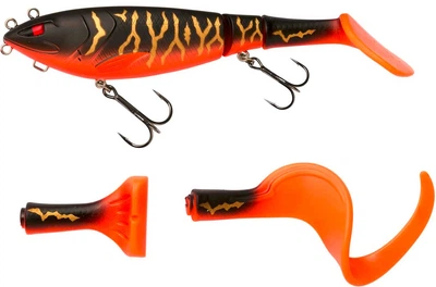 Воблер Berkley Zilla Tailswinger 180 mm 89 g Black/Orange (1102-1590357)