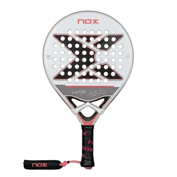 Ракетка для падела Nox VK10 Quantum 3K BY Aranzazu Osoro Racket White/Red (1114-PVK10LUXQ25)