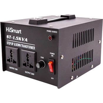 Трансформатор напряжения HiSmart 110VAC-220VAC/220VAC-110VAC, 1500VA (ST-1.5KVA)