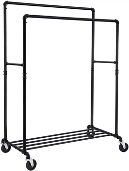 Стійка вішалка для одягу Songmics 162x100x59 см HSR60B