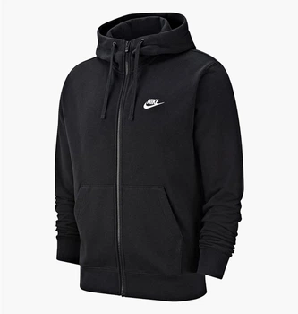 Кофта мужская Nike M Nsw Club Hoodie Fz Ft S Черный BV2648-010