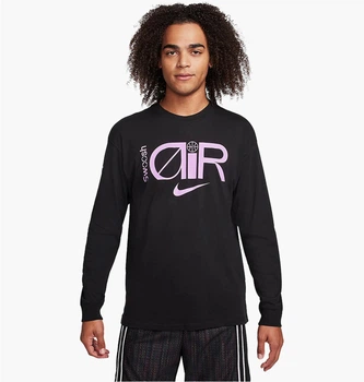 Лонгслив мужской Nike Max90 Long-Sleeve Basketball T-Shirt Black XL Черный FN0819-010