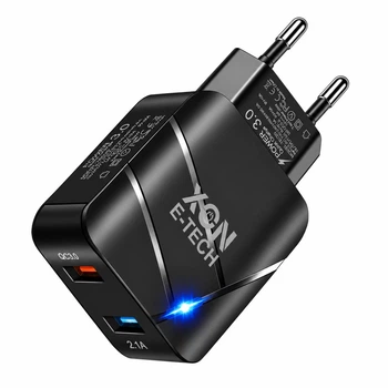Зарядное устройство XON PowerCharge 18W (QC3.0) USB Type-А (PCWC018018A2С0B 6174) Черный