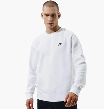Кофта мужская Nike Sportswear Club Fleece 2XL Белый BV2662-100