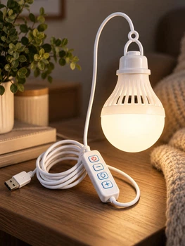 USB LED лампа, светильник, ночник от павербанка