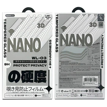 Захисне скло iPhone 16 Pro/17 Remax 3D WL-03 Nano Privacy black