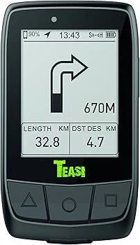 Велокомпьютер TEASI Uni Core Black, 1.87| LCD, Bluetooth BLE, скорость, каденс, Tahuna App
