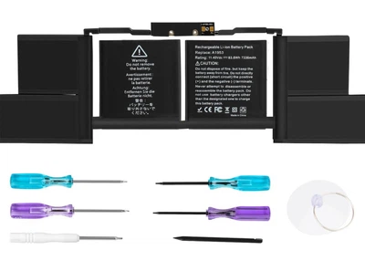 Аккумулятор ASUNCELL A1953 для MacBook Pro 15 A1990 2018-2019, 11.4В, 83.6 Вт*ч