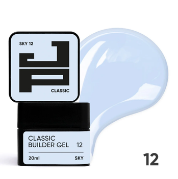 Гель для моделирования ногтей Jerden Proff Classic Builder Gel №12 Sky 20 мл (27730WB)