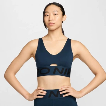 Спортивний топ жіночий Nike Np Indy Plunge Bra Bold M Темно-зелений HF7324-478