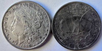 США 1 долар Морган 1893 рік КОПІЯ Монети світу