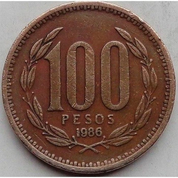 Чилі 100 песо 1986 рік Монети світу