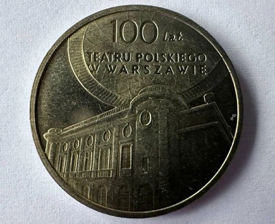 Польща 100-та річниця - Польський театр в Варшаві 2 злотих 2013 рік Монети світу