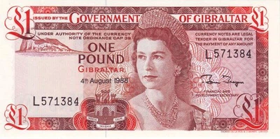 Гібралтар 1 Фунт 1988 рік Банкноти світу UNC