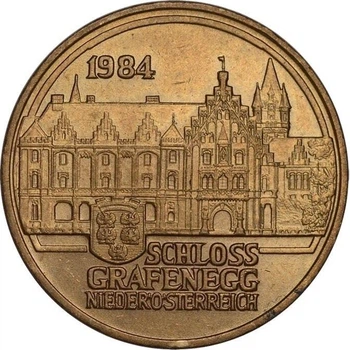 Австрія Палац Графенег 20 шилінгів 1984 рік Монети світу