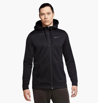 Толстовка мужская Nike Therma Full-Zip Hoodie Black S Черный CU6231-010
