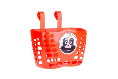 Корзина ONRIDE Pony Maxi детская на руль пластик 220х140х150 мм red