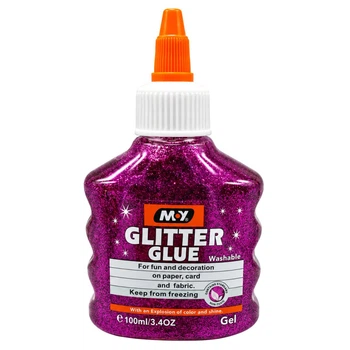 Клей декоративний "Металік Glitter" DSCN4619(Pink) 100 мл