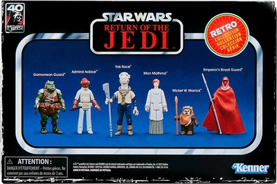 Набір фігурок Hasbro Retro Collection Star Wars Return of the Jedi 6 шт 9.5 см F6988 (5010996139450)