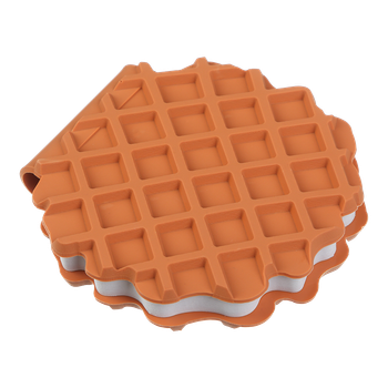 Блокнот CHOCOLATE WAFFLE 90х90мм 80л. нелінований обкладинка Soft touch KIDS Line ZB.12470-40