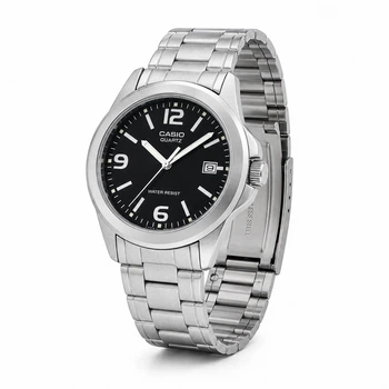 Мужские часы Casio MTP-1215A-1A Серебристые ( AT1141-0027 )