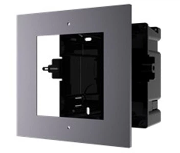 Врезная монтажная рамка Hikvision DS-KD-ACF1/Plastic авиационный алюминий и пластик 134х135х56 мм